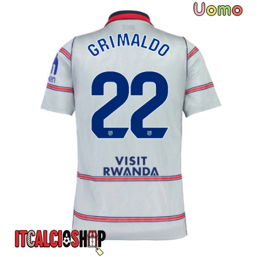 Atletico Madrid Alejandro Grimaldo #22 Terza Maglia 2026-27 Manica Corta